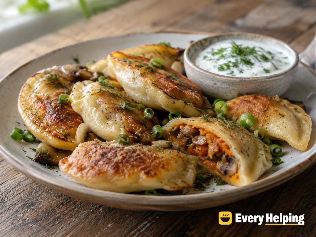 Smoky Sweet Potato Potsticker-Style Pierogi