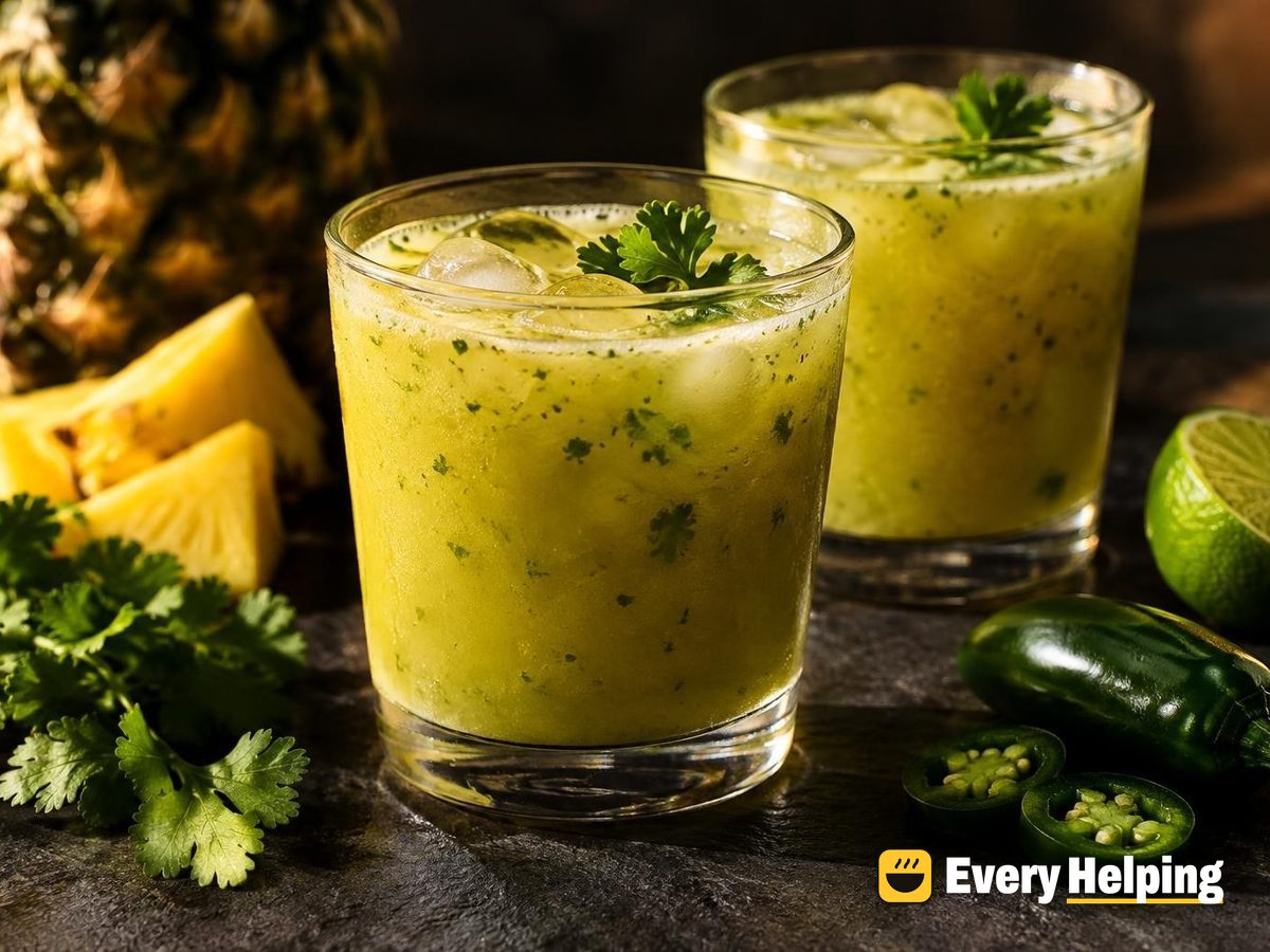 Pineapple-Cilantro Agua Fresca with Jalapeño