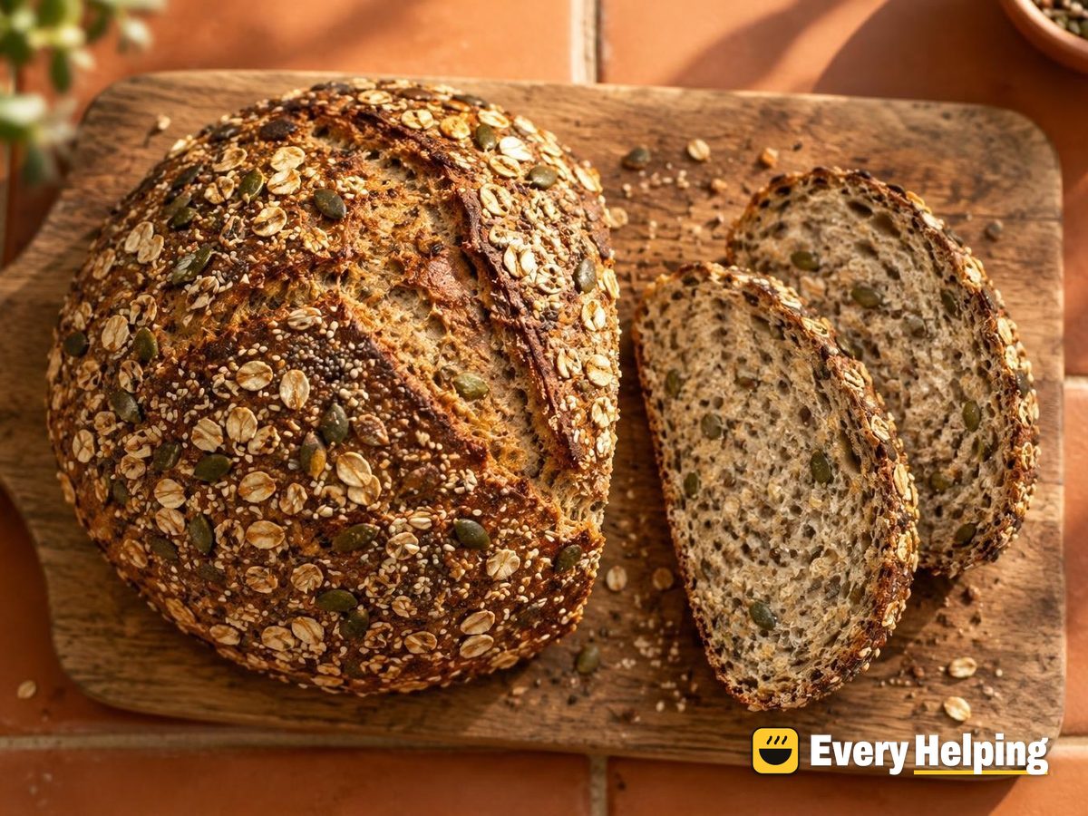 Maple Oat-Crusted Seeded Spelt Country Boule