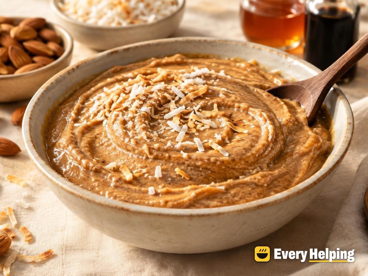 Silky Toasted Coconut Vanilla Almond Butter