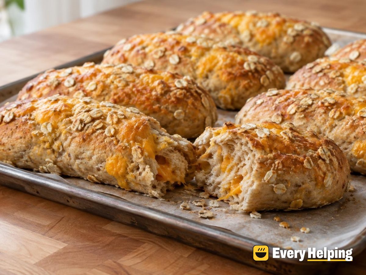 Honey Oat Porridge Cheddar Hot Dog Buns