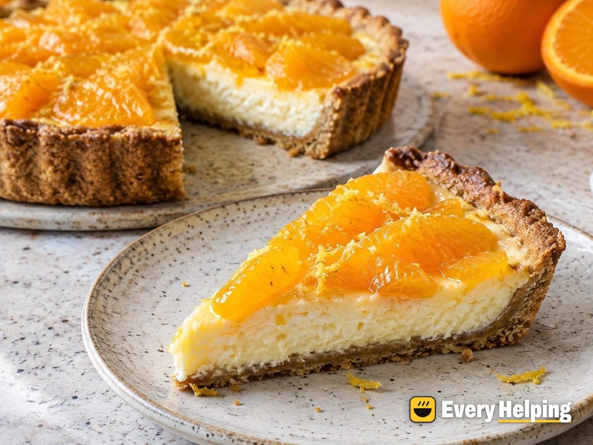 Orange Ricotta Pies in Whole Wheat Crust