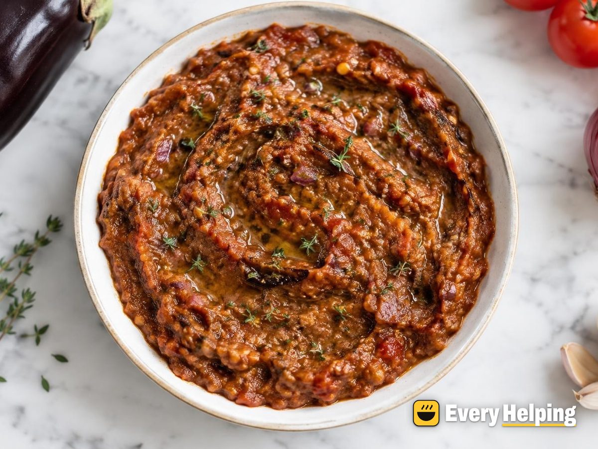 Roasted Eggplant and Thyme Pizza Sauce