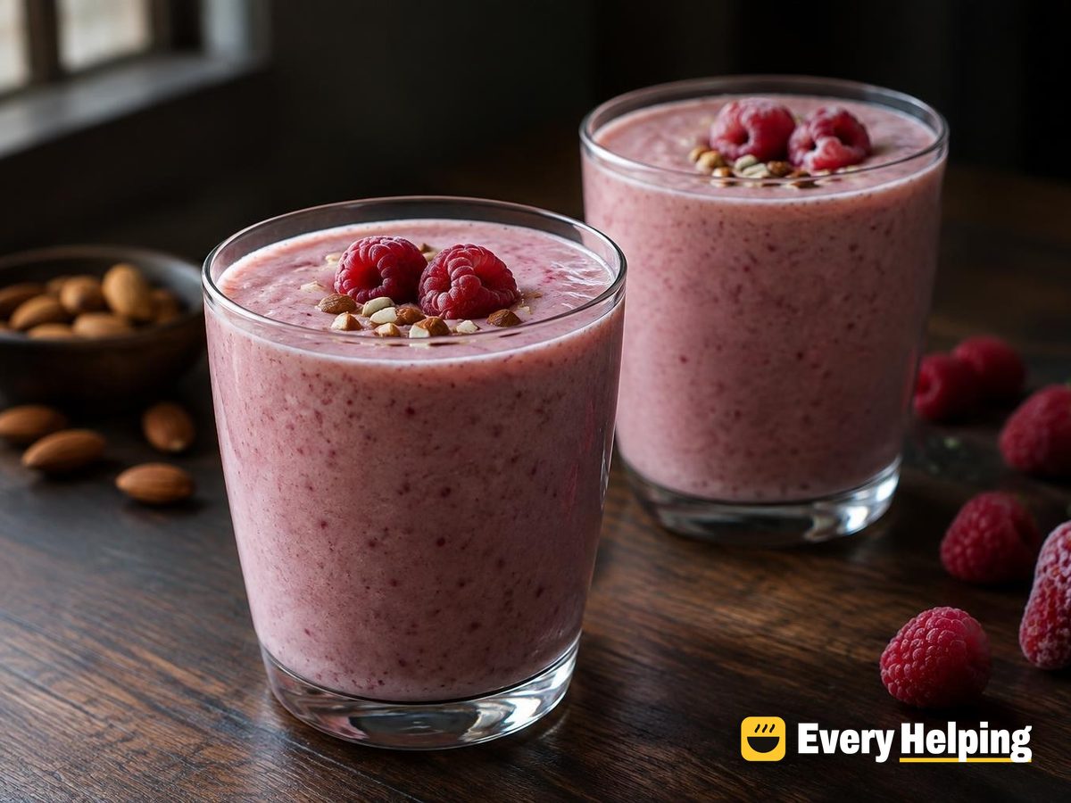 Raspberry Kefir Coconut Vanilla Smoothie