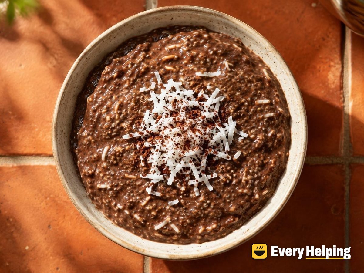 Chocolate Coconut Chia Pudding