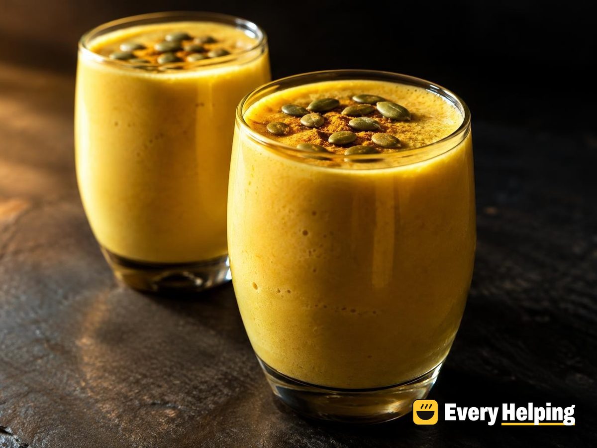 Turmeric Ginger Mango Pineapple Kefir Smoothie