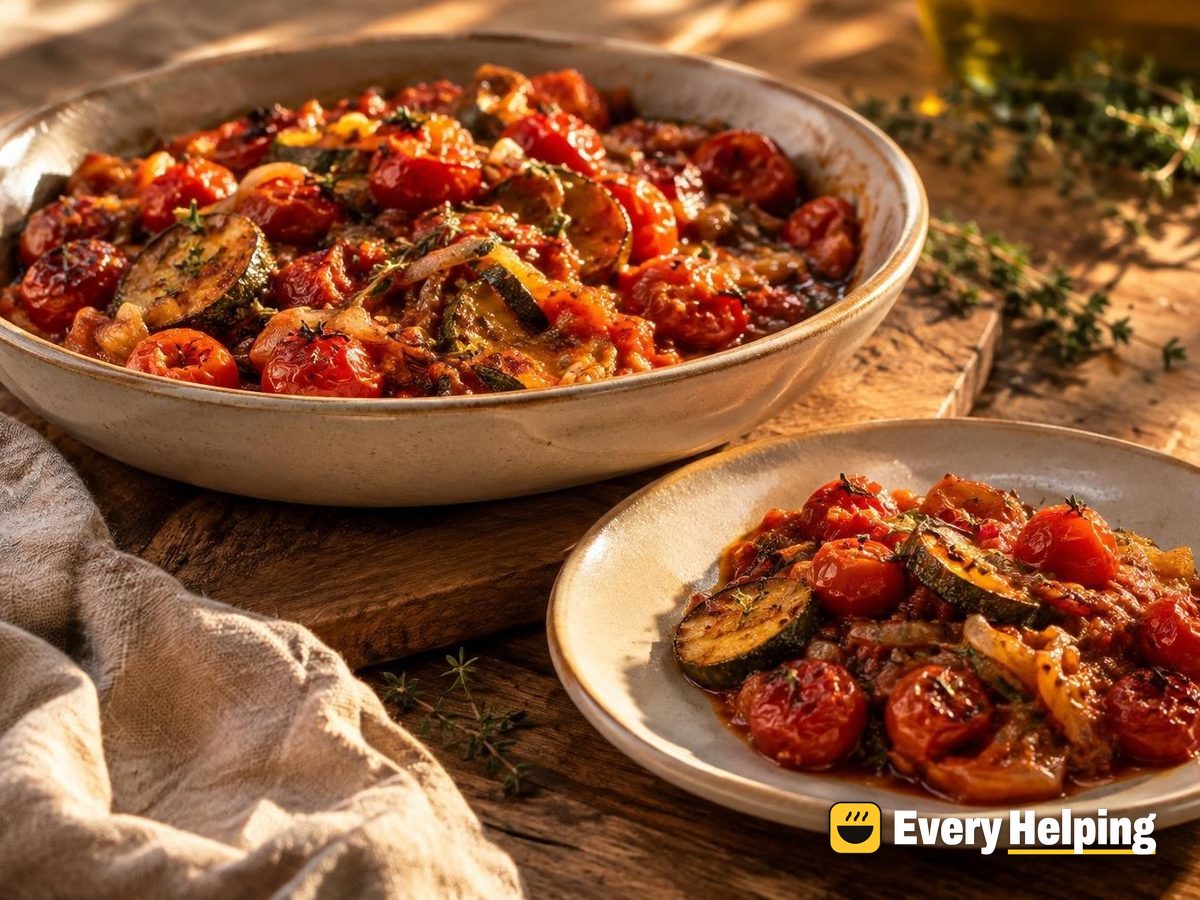 Roasted Zucchini and Cherry Tomato Thyme Pizza Sauce