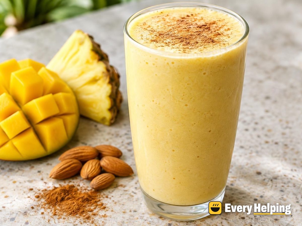 Cinnamon Mango Pineapple Kefir Protein Shake