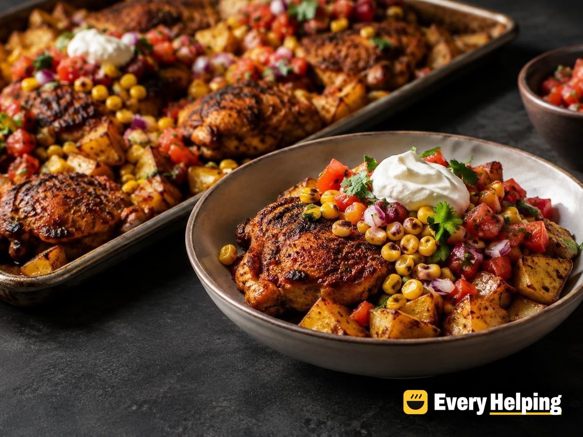 Chipotle-Style Chicken Thigh and Potato Salsa Bowls