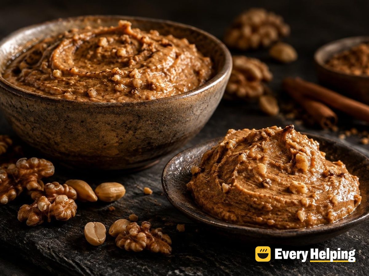 Chunky Cinnamon Walnut-Peanut Butter