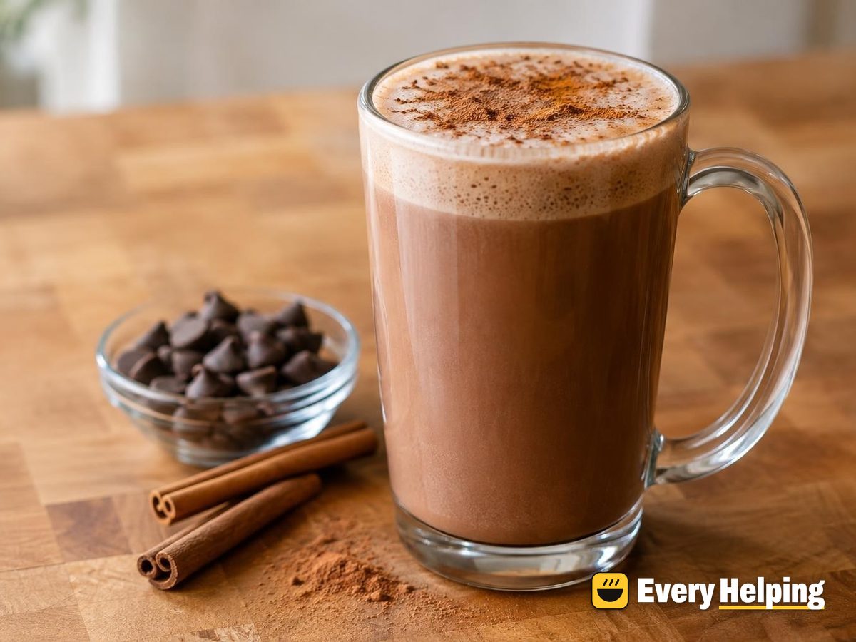 Cinnamon Mocha Hot Cocoa with Maple