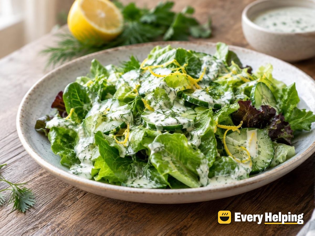 Lemon Dill Herb Yogurt Dressing