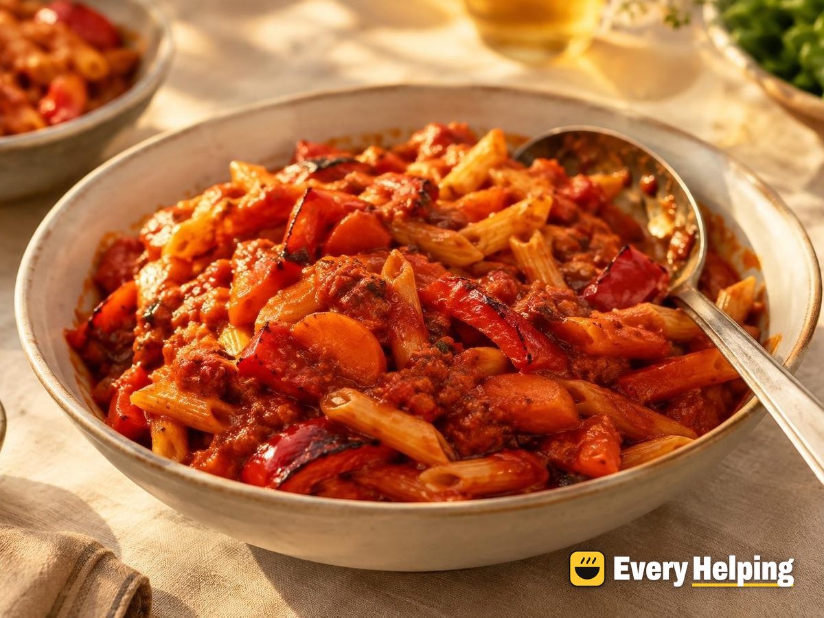 Smoky Roasted Pepper Sauce with Carrot