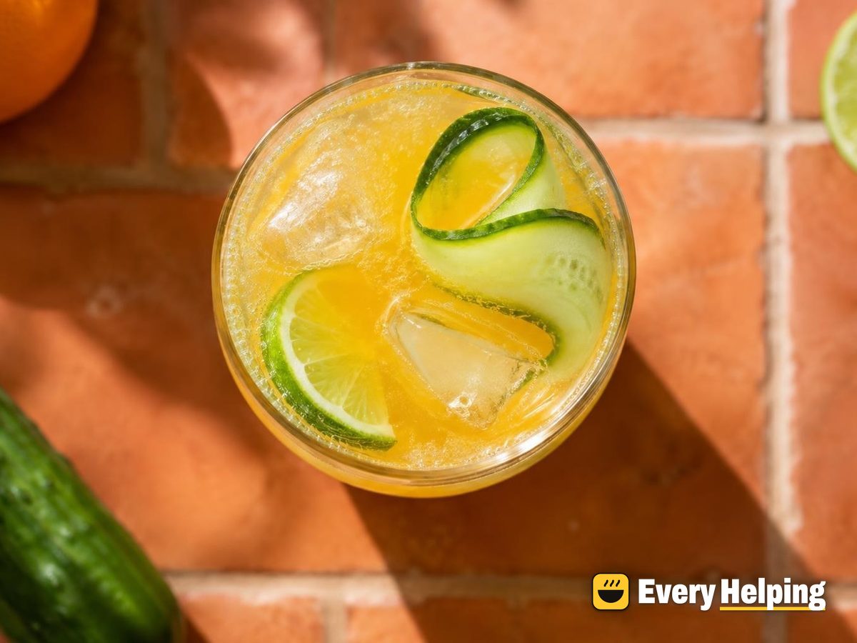 Ginger Orange Cucumber Fizz