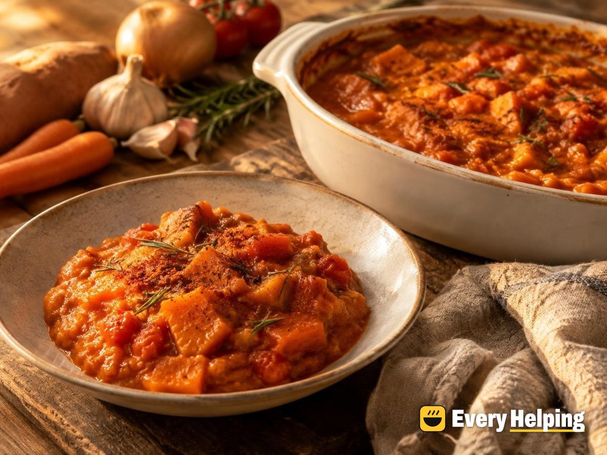 Roasted Garlic Sweet Potato Tomato Sauce