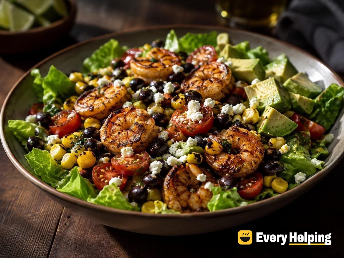 Chili-Lime Shrimp and Black Bean Romaine Bowls