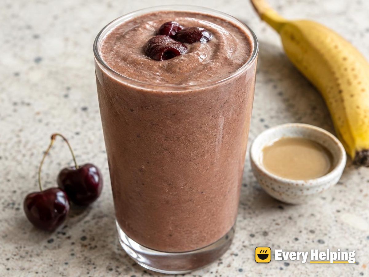 Chocolate Cherry Banana Smoothie