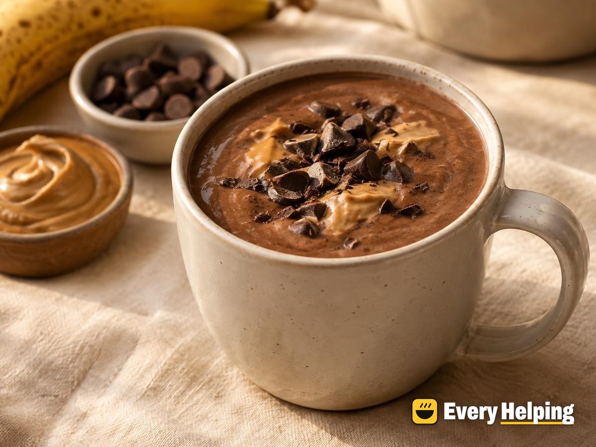 Peanut Butter Banana Hot Cocoa