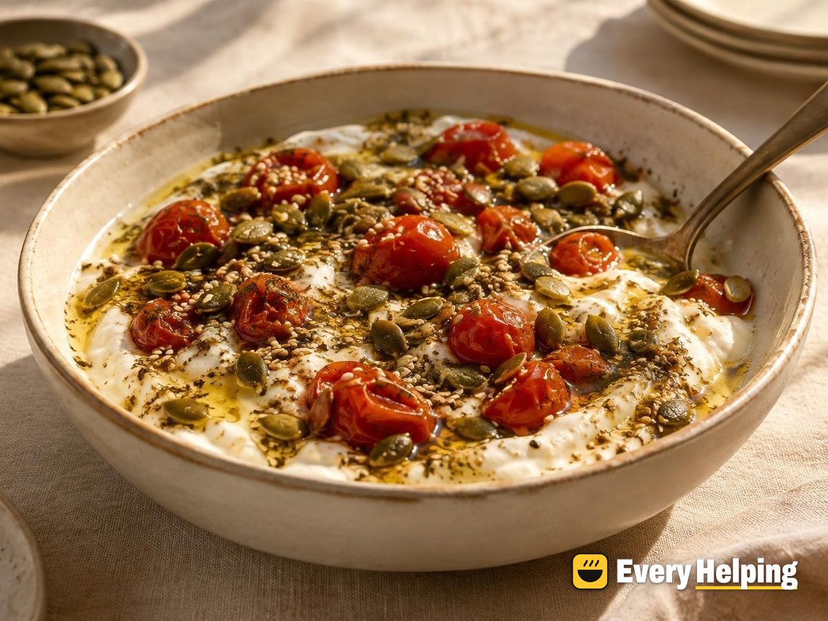 Set 2% Yogurt with Za'atar-Style Herb Oil
