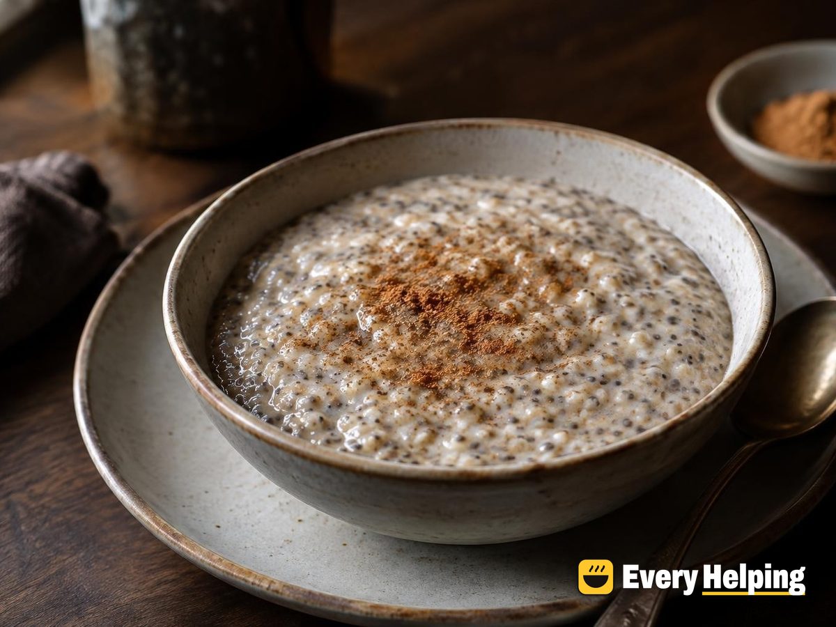 Warm-Bloomed Vanilla Bean Chia Pudding