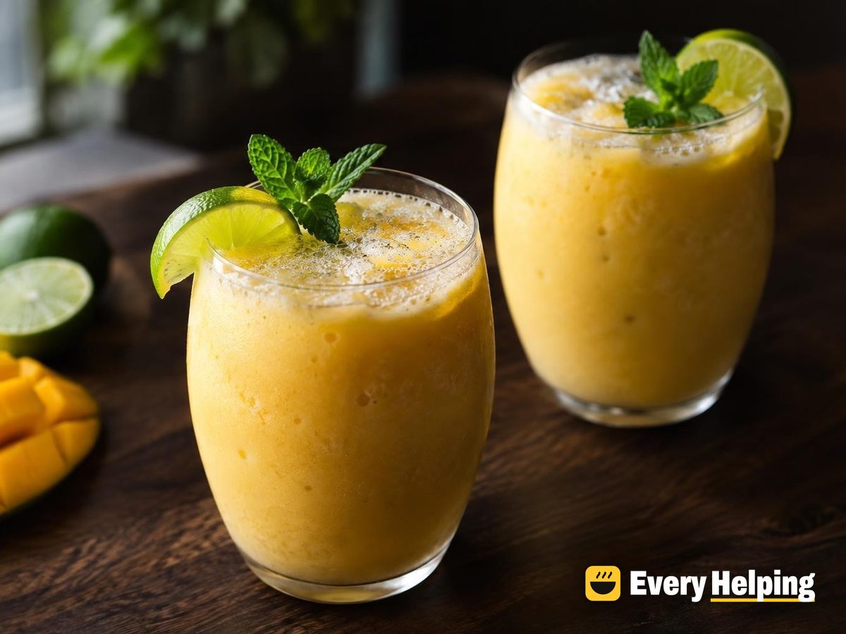Frosty Mango Lime Coconut Cooler