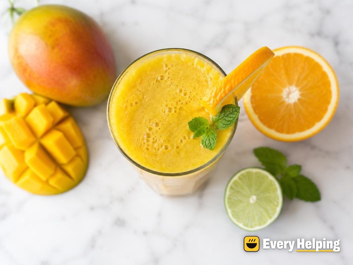 Mango Green Tea Sparkling Cooler