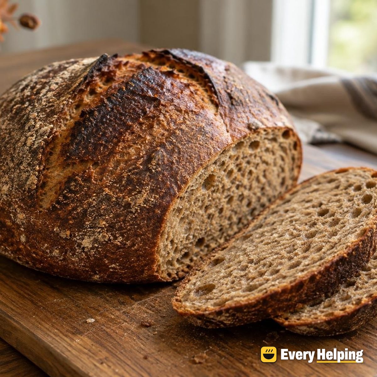 Maple Rye Sourdough Boule