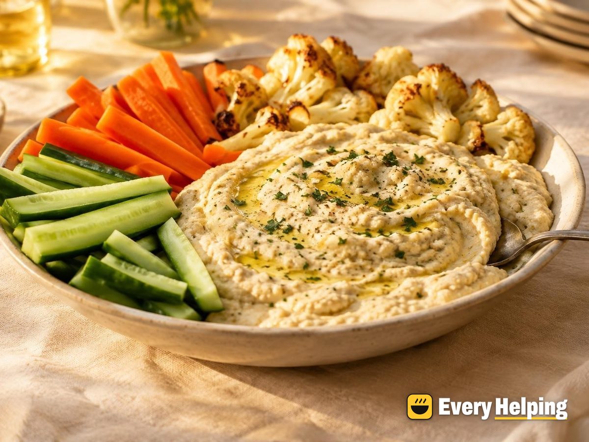 Roasted Cauliflower White Bean Spread