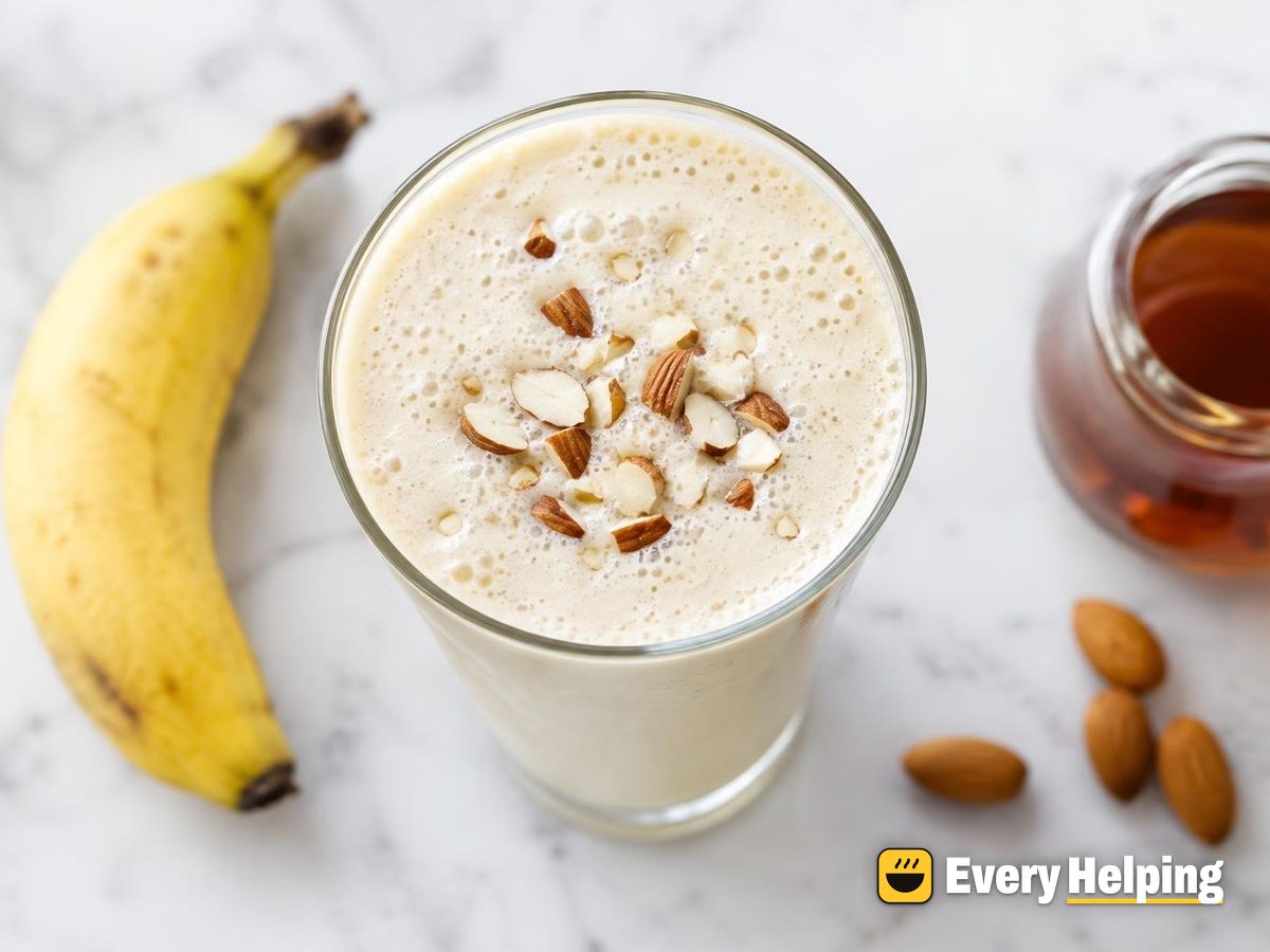 Creamy Banana Maple Sweet Lassi