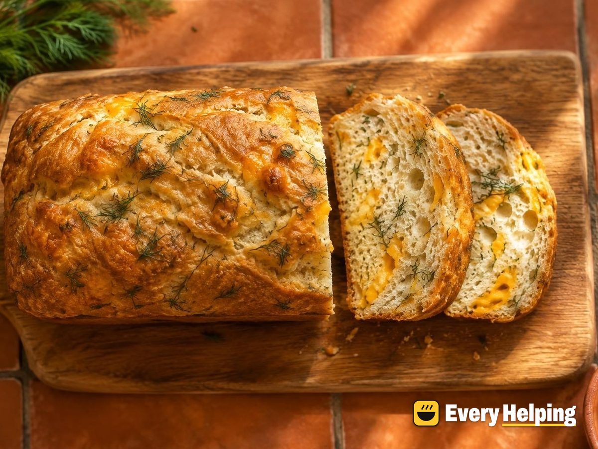 Soft Spelt Cheddar and Dill Sandwich Loaf
