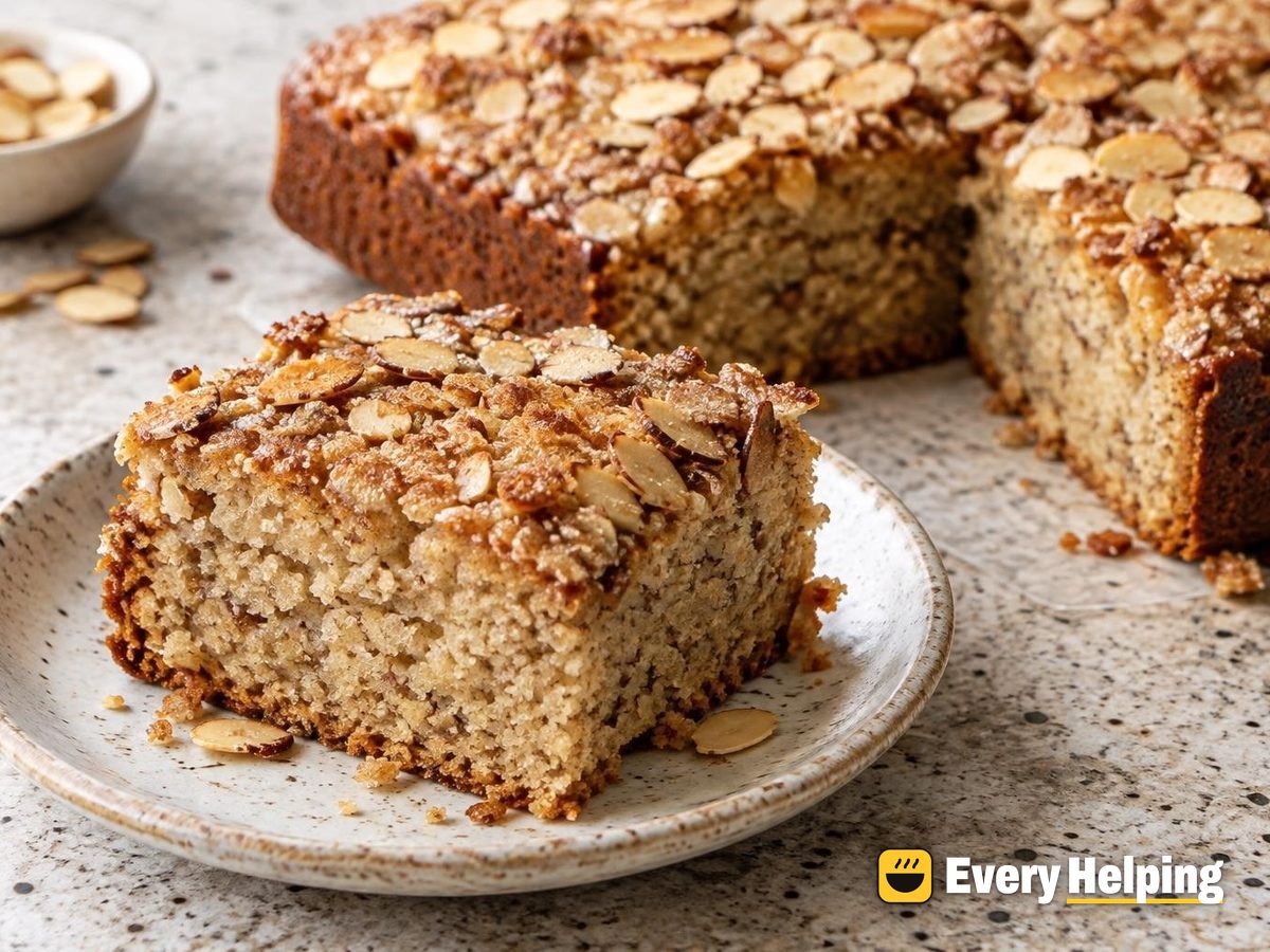 Toasted Almond Butter Snack Cake