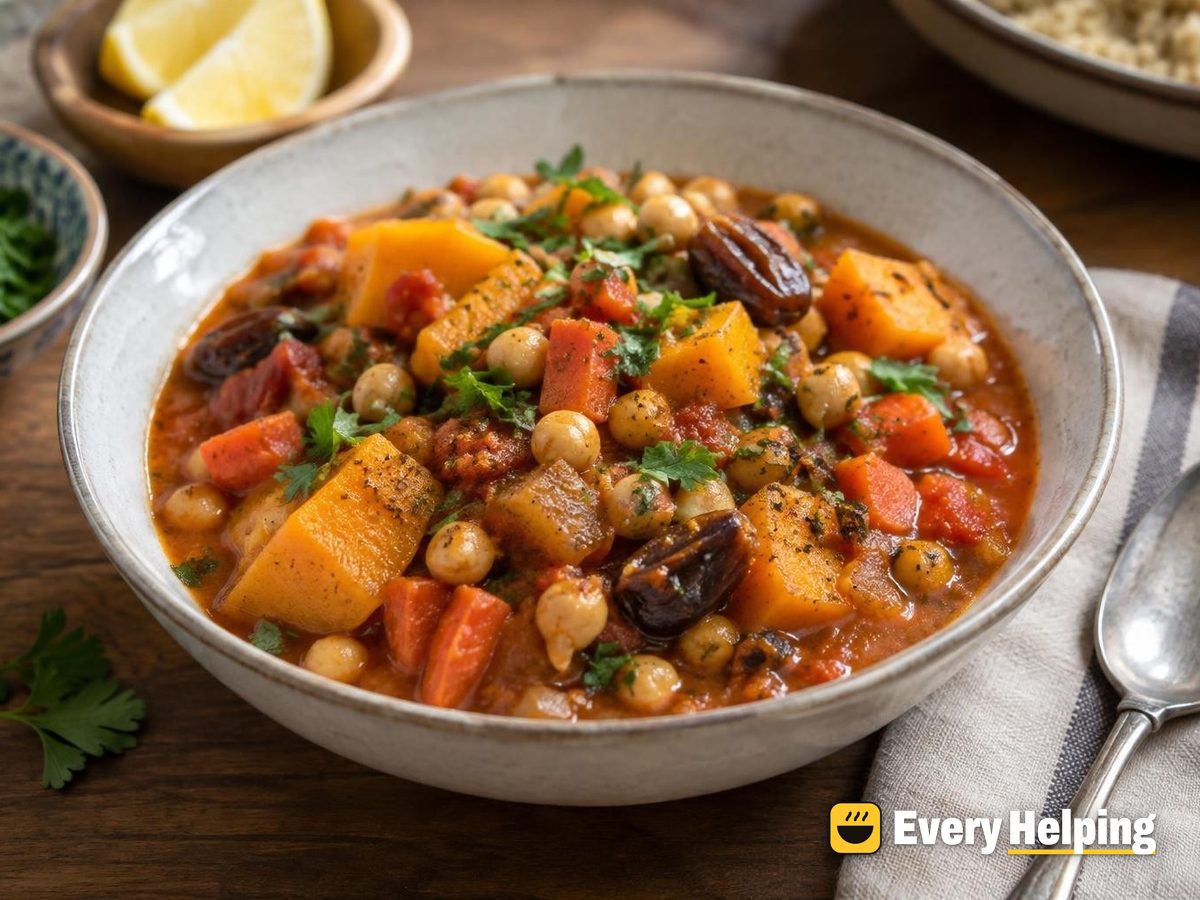 Moroccan Chickpea and Butternut Squash Stew