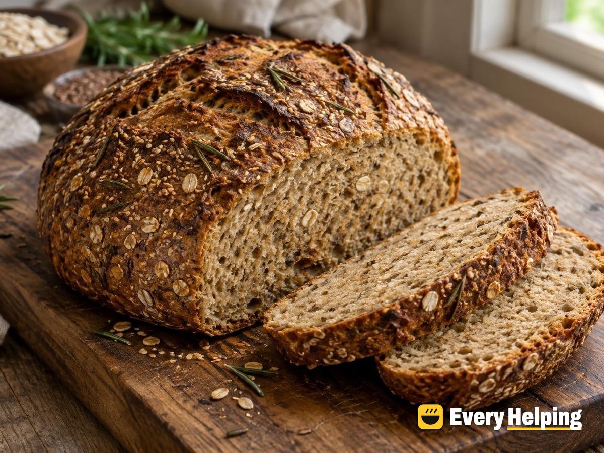 Rosemary Oat Porridge Rye Sourdough Boule