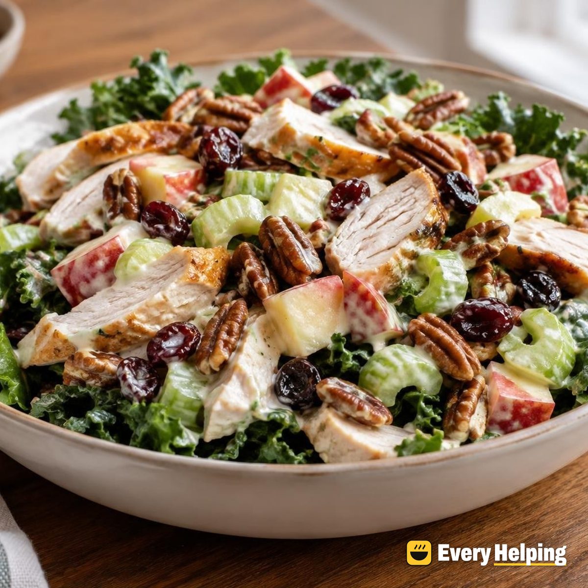 Roasted Chicken Cranberry Pecan Salad