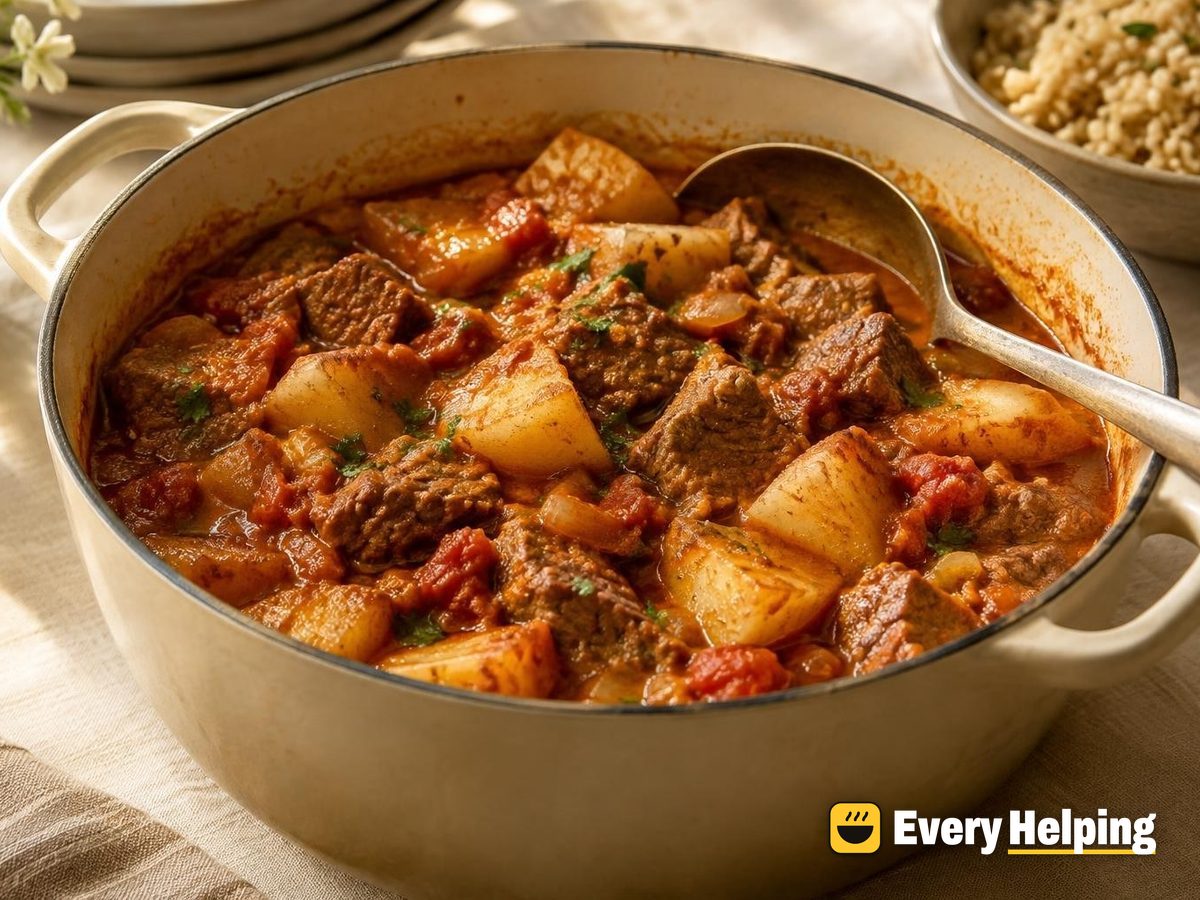 Beef and Potato Tomato Curry