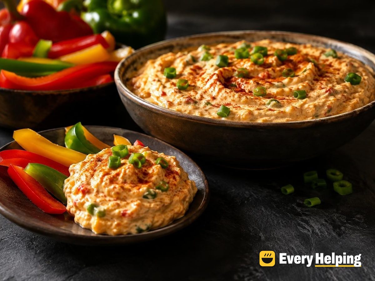 Smoky Paprika Cottage Cheese Dip with Peppers