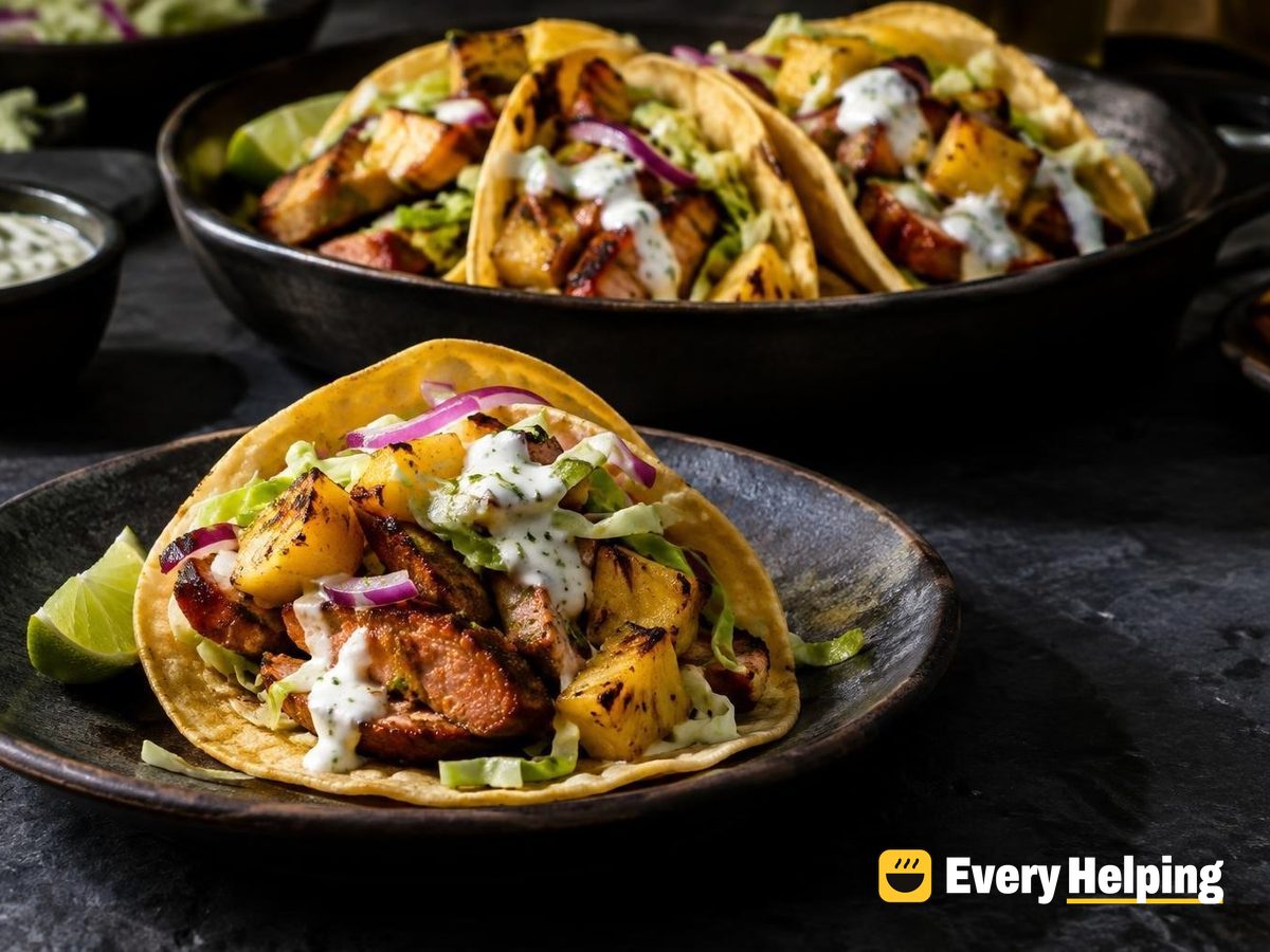 Achiote-Style Pork Tenderloin Tacos with Pineapple