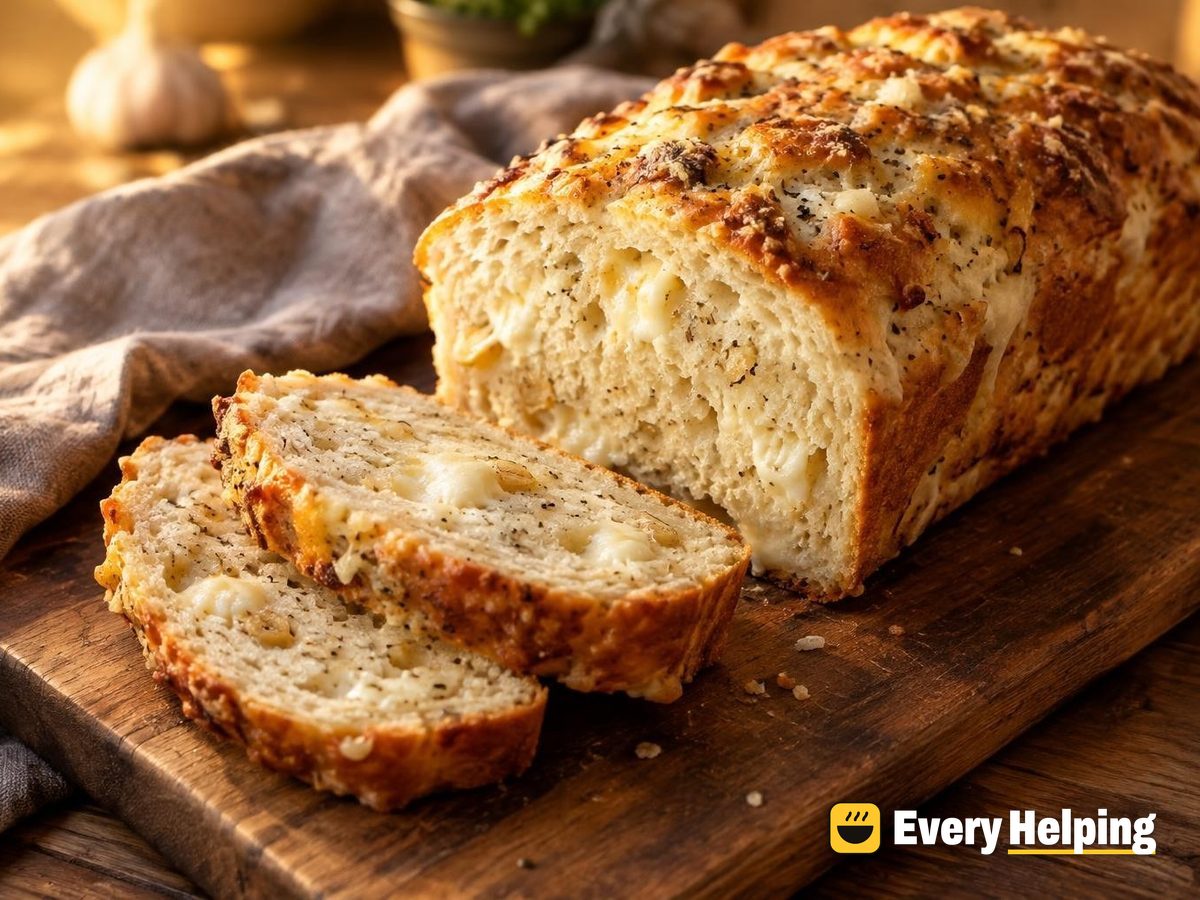 Roasted Garlic Parmesan Mozzarella Sandwich Loaf