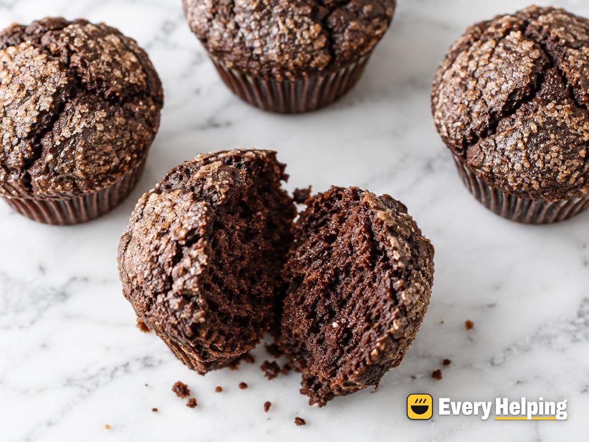 Mocha Chocolate Muffins with Espresso