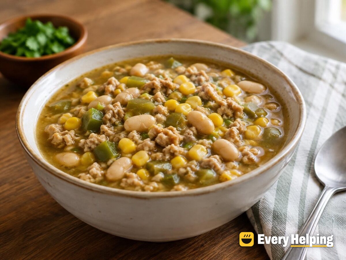 Slow-cooker turkey and white bean chili