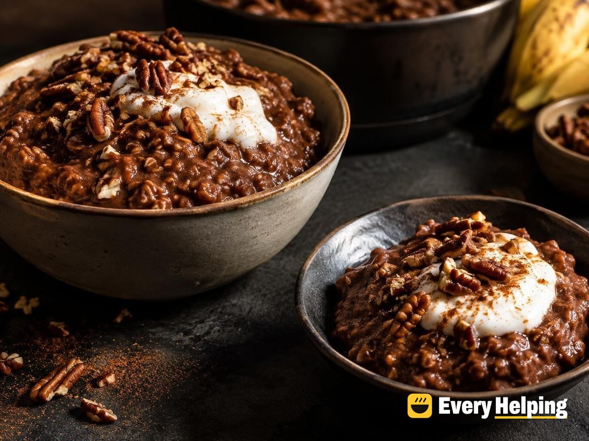 Pressure Cooker Chocolate Banana Bread Oats