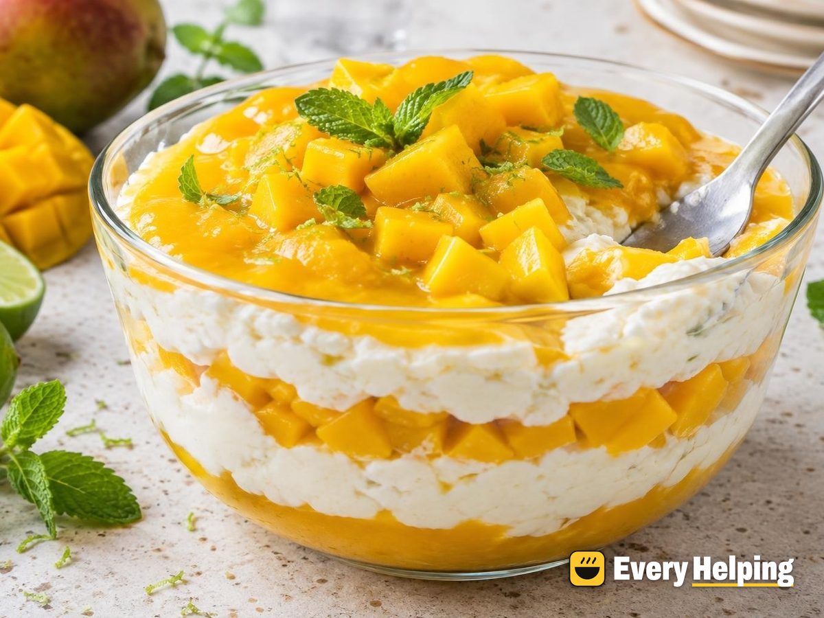 Mango Lime Cottage Cheese Parfait
