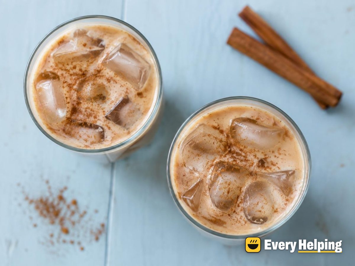 Iced Cinnamon Honey Almond Milk Tea