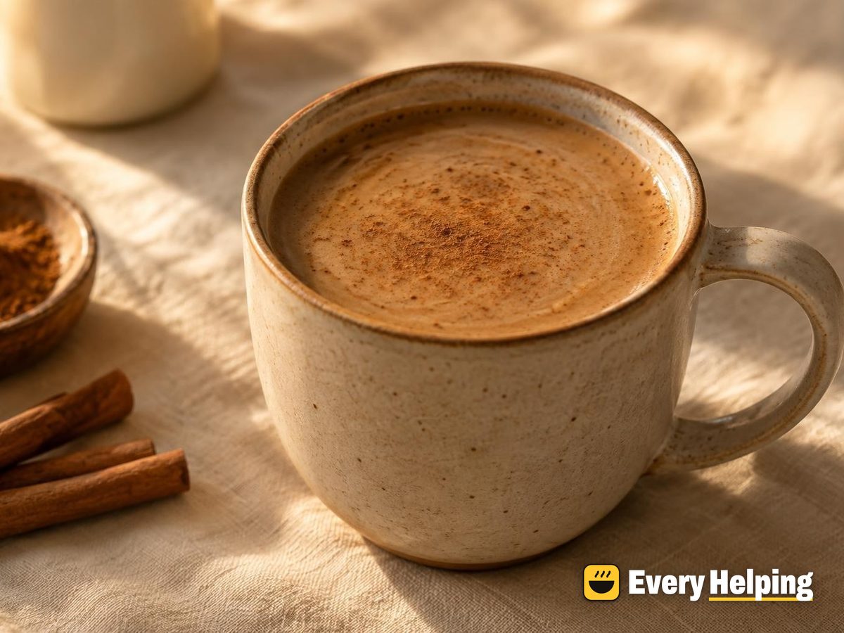 Cinnamon-Simmered Coconut Coffee