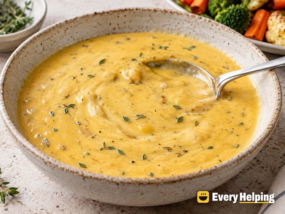 Thyme Cheddar Sauce for Roasted Vegetables