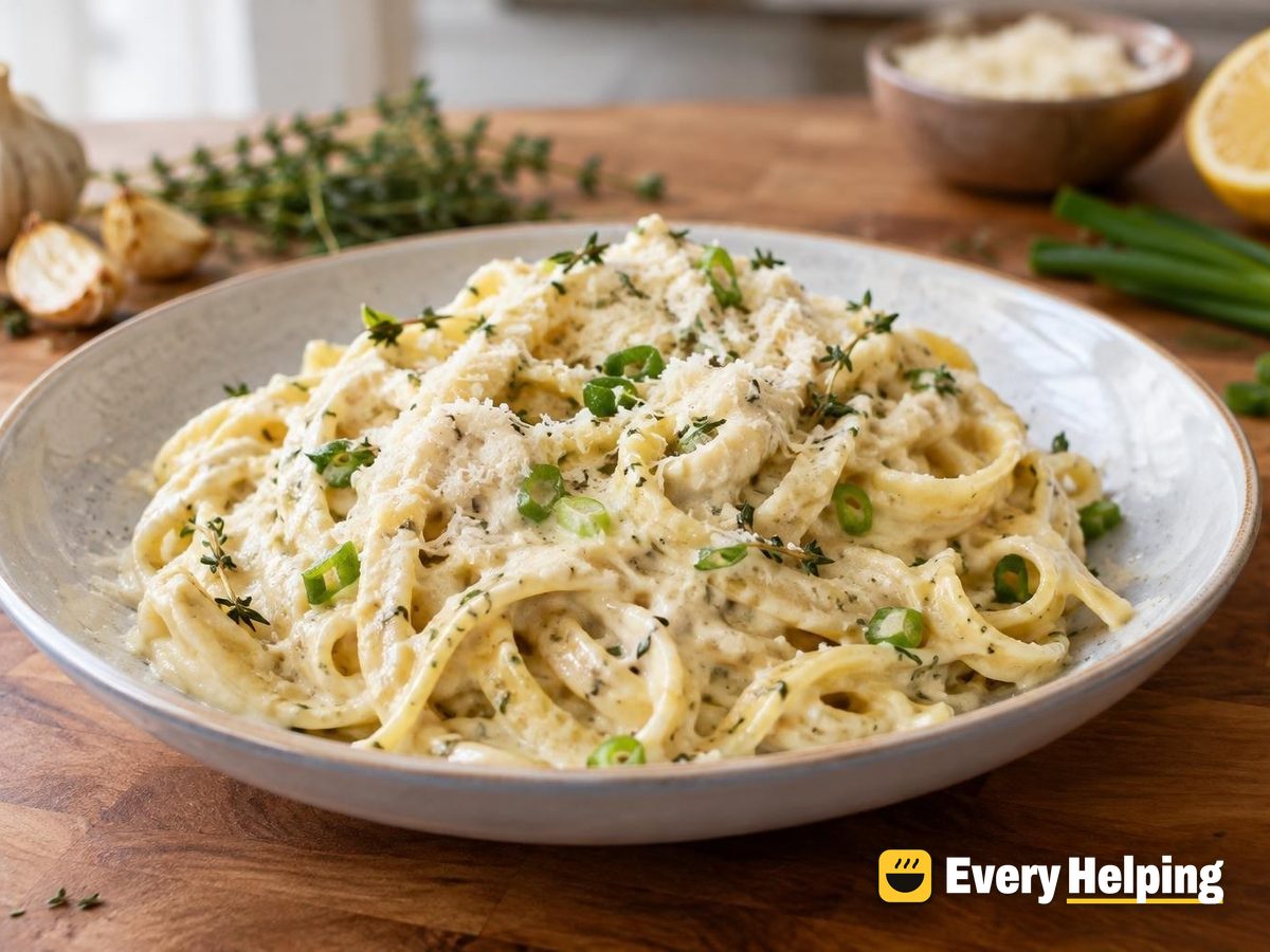 Roasted Garlic Cream Cheese Thyme Sauce