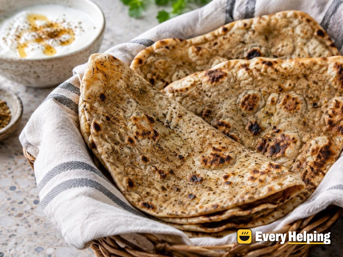 Coriander Pepper Rye Yogurt Skillet Flatbreads