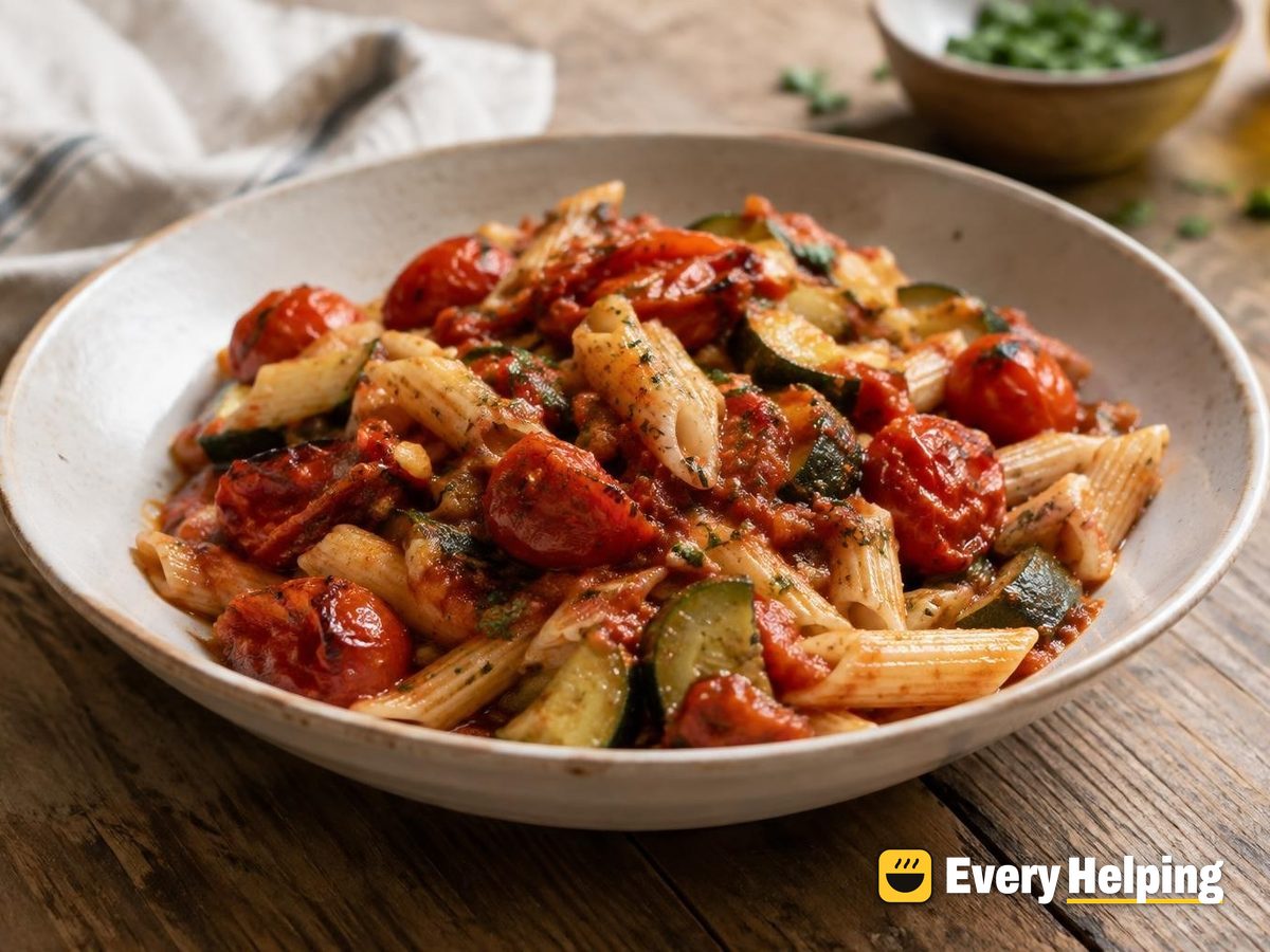 Roasted Garlic Cherry Tomato Pasta Sauce