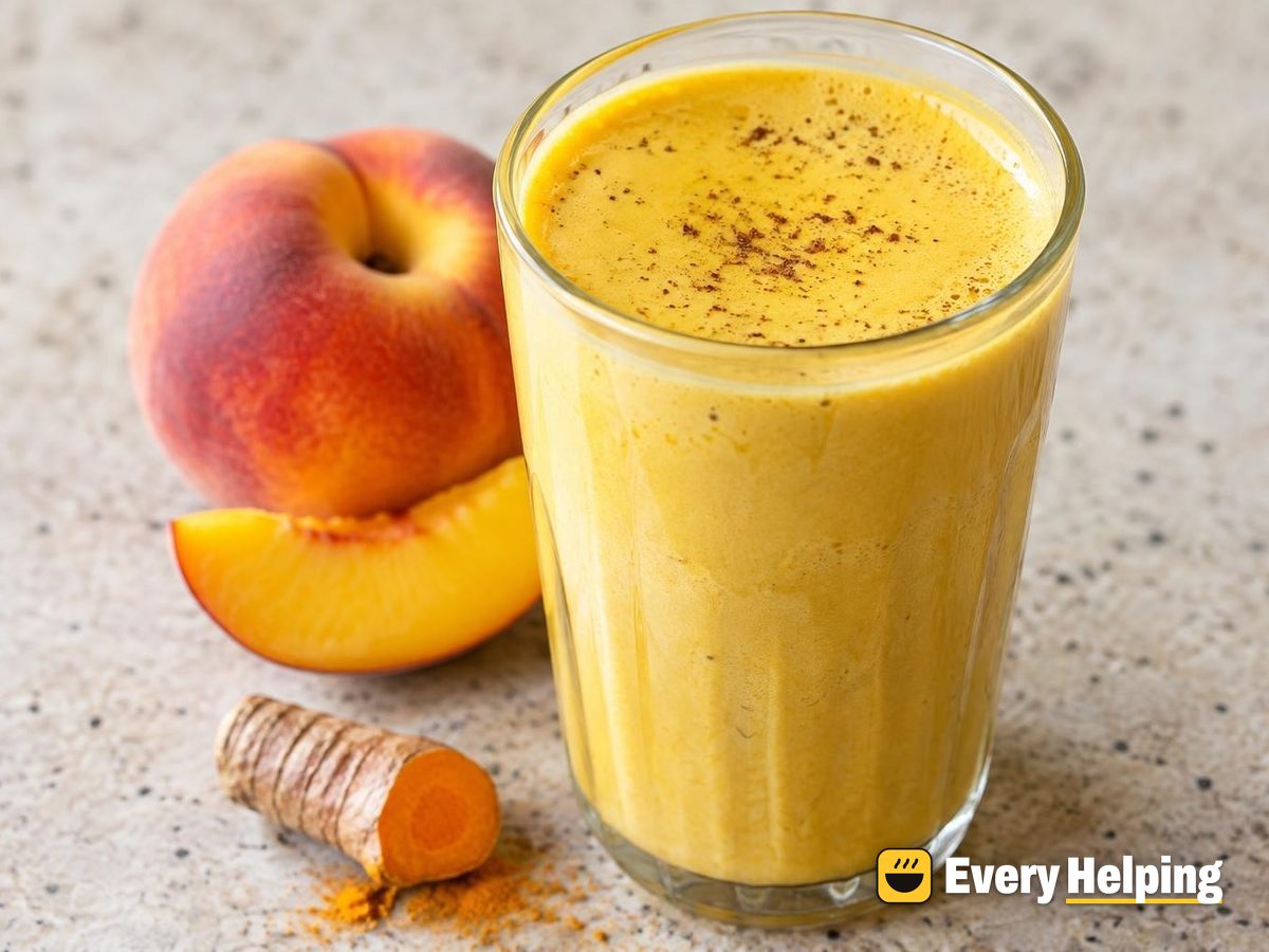 Turmeric Peach Coconut Herbal Latte