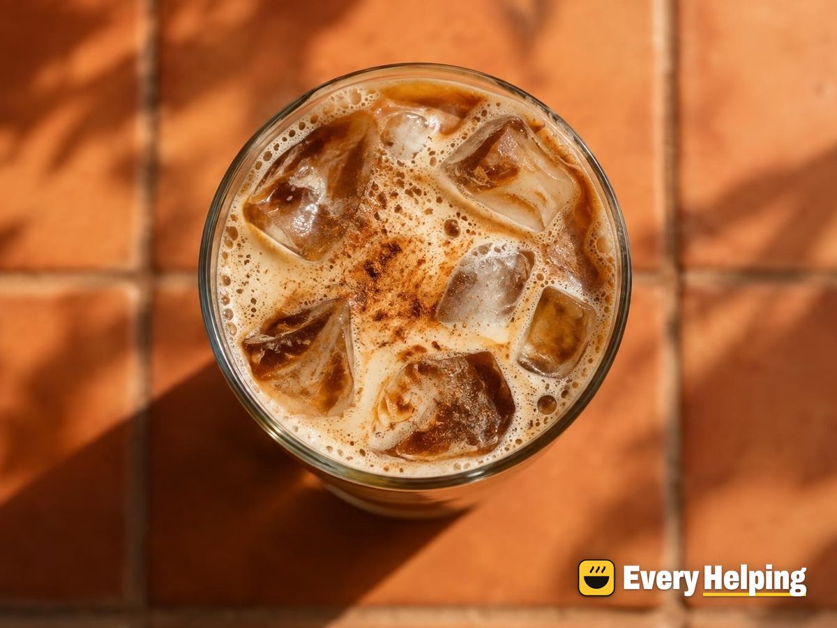 Shaken Maple Iced Americano with Almond Milk